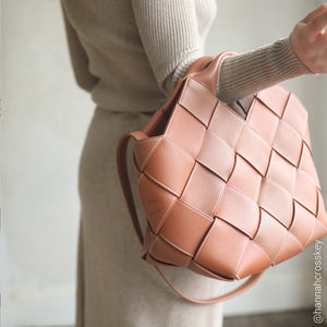 LOEWE Woven Leather Basket Bag