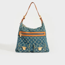 Load image into Gallery viewer, LOUIS VUITTON Baggy GM Shoulder Bag in Blue 2005
