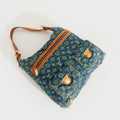 Monogram Denim Baggy GM Shoulder Bag in Blue 2005