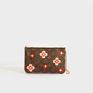 LOUIS VUITTON Blooming Flowers Double Zip Pochette Accessoires 2019