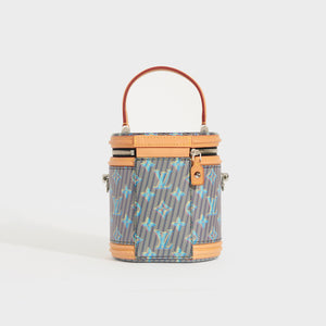 LOUIS VUITTON Cannes Bag in Damier Monogram Blue LV Pop Canvas