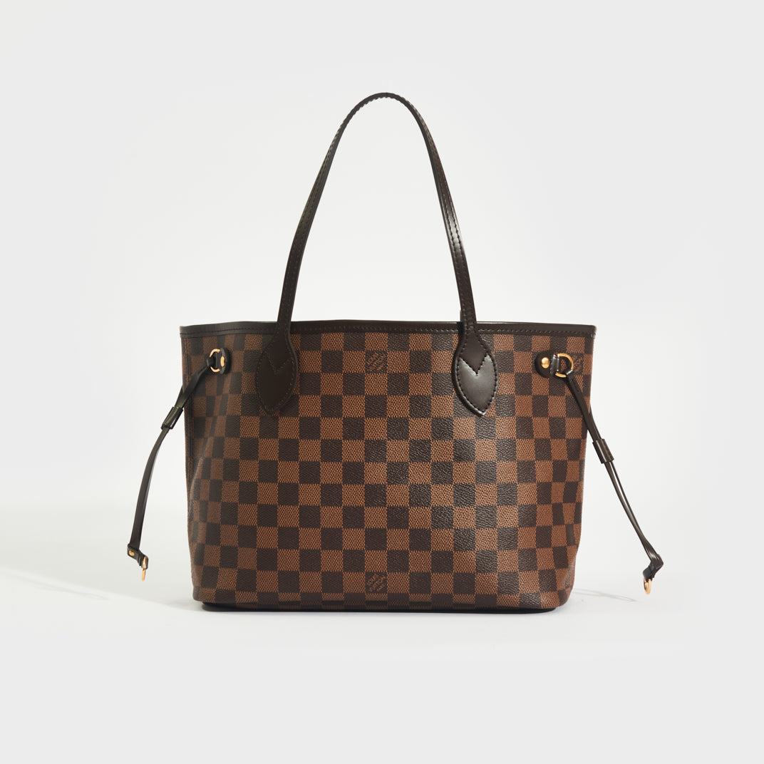 Neverfull PM Tote Bag in Damier Ebene Canvas