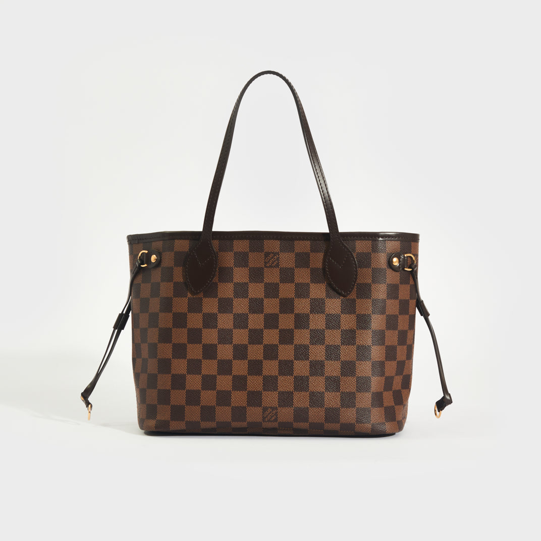 Neverfull PM Tote Bag in Damier Ebene Canvas