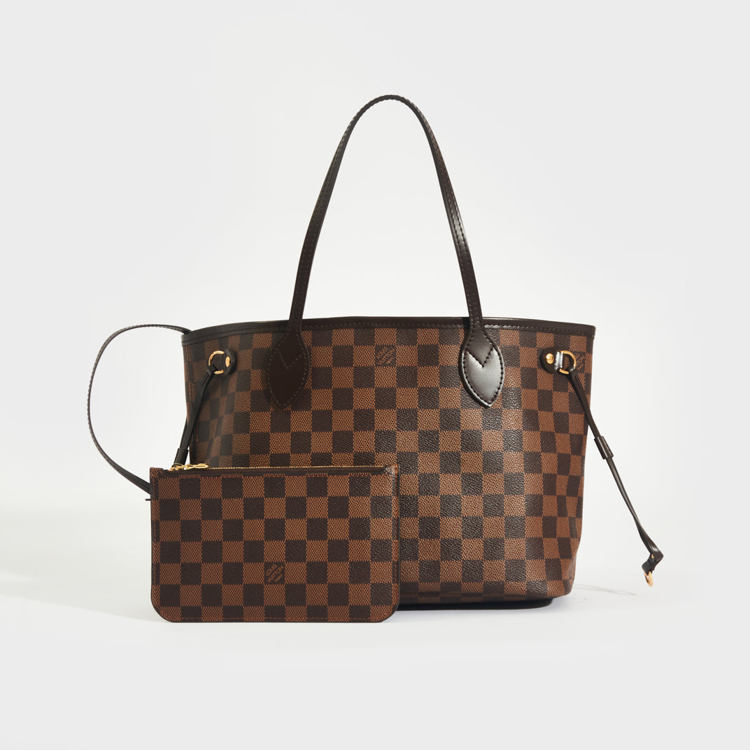 Neverfull PM Tote Bag in Damier Ebene Canvas