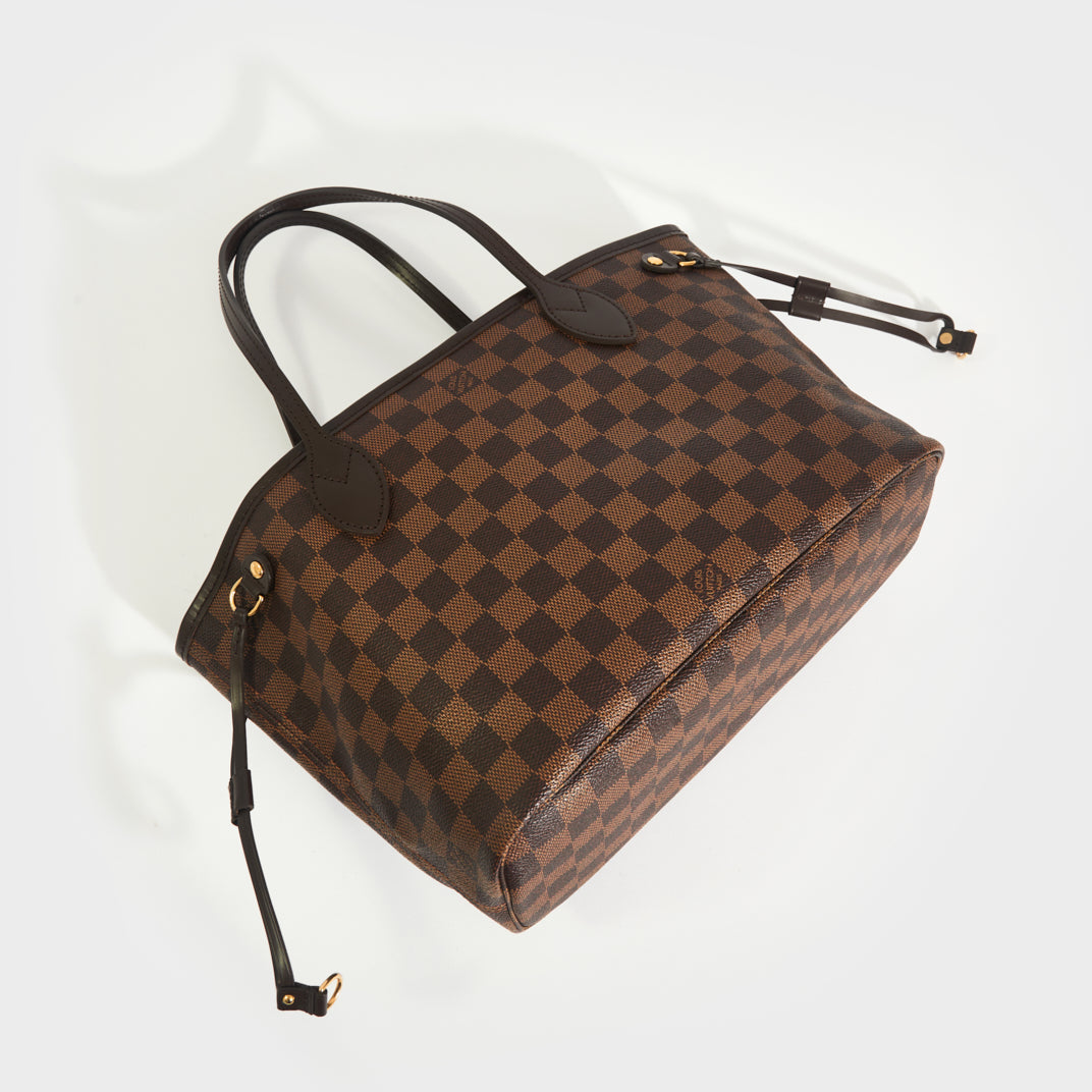 Neverfull PM Tote Bag in Damier Ebene Canvas