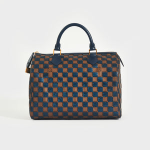 LOUIS VUITTON Damier Paillettes Speedy 30 with Navy Sequins [ReSale]