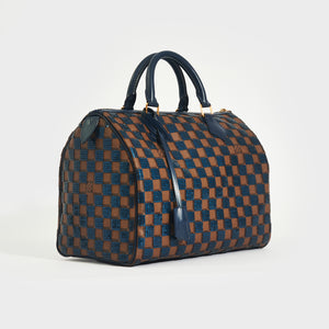 LOUIS VUITTON Damier Paillettes Speedy 30 with Navy Sequins [ReSale]
