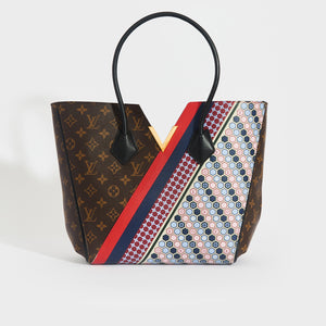 Louis Vuitton Kimono Handbag Monogram Canvas and Leather MM Black, Brown 