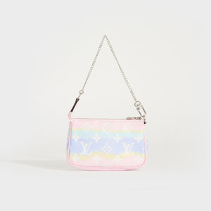 LOUIS VUITTON Mini Pochette Accessories Escale in Pastel