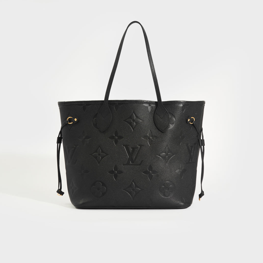 Neverfull MM Tote Bag in Black Monogram Empreinte