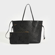 Load image into Gallery viewer, LOUIS VUITTON Monogram Empreinte MM Neverfull Bag in Black