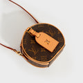 Mini Boite Chapeau in Brown Monogram