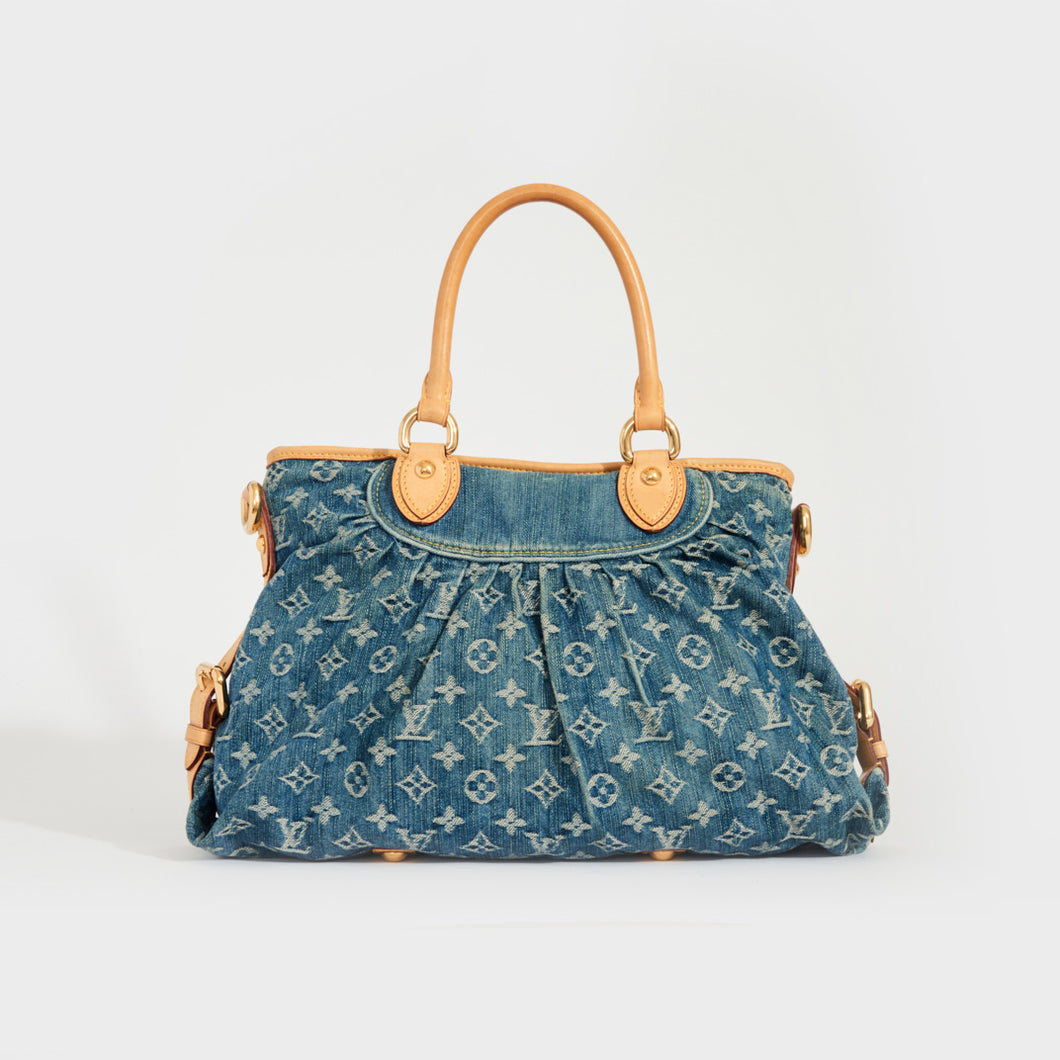 Louis Vuitton Blue Monogram Denim Neo Cabby MM Bag Louis Vuitton