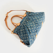 Load image into Gallery viewer, LOUIS VUITTON Monogram Denim Neo Cabby MM in Blue 2007