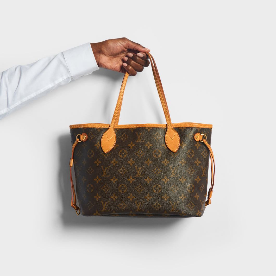 LOUIS VUITTON Monogram Neverfull PM Tote in Brown 2007