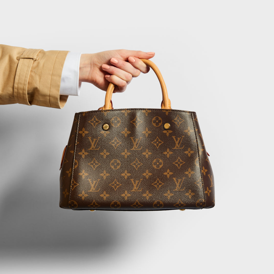 Montaigne BB Handbag in Monogram Canvas 2015