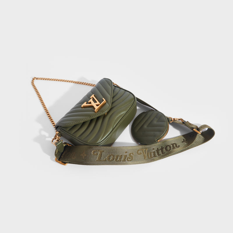 Louis Vuitton New Wave Multi-Pochette Khaki Calf