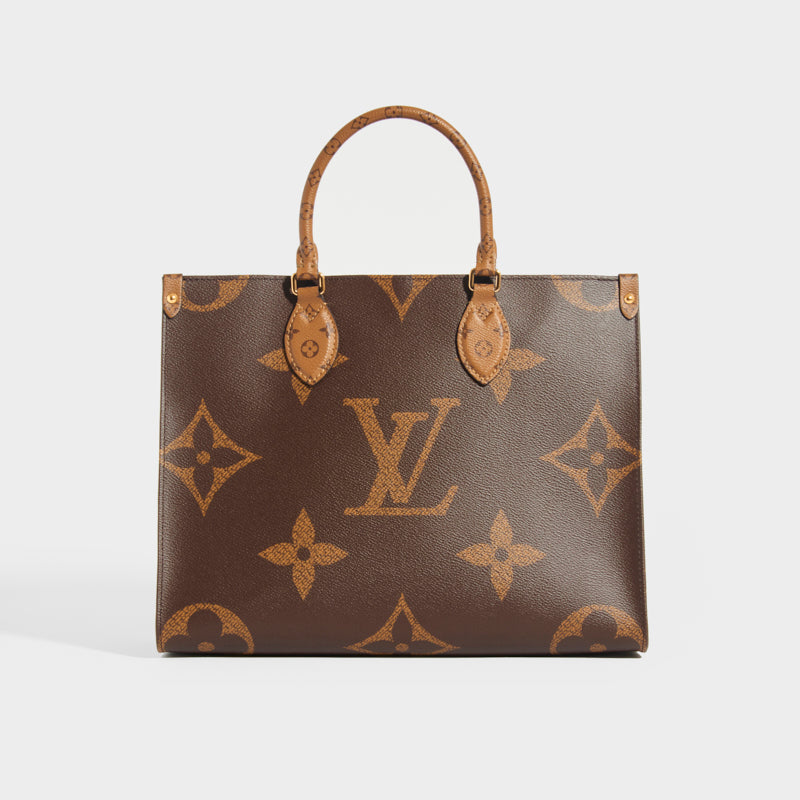 LOUIS VUITTON OnTheGo MM Tote Bag in Brown