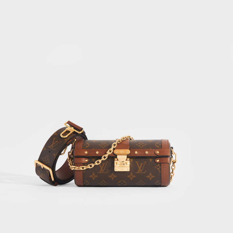 louis vuitton trunk and bags