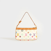 Load image into Gallery viewer, LOUIS VUITTON Pochette Accessoires Handbag in White Multicolour Monogram 2003 [ReSale]