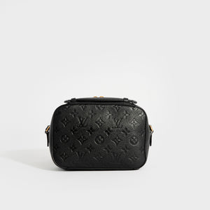 LOUIS VUITTON Saintonge Shoulder Bag in Black Empreinte Leather