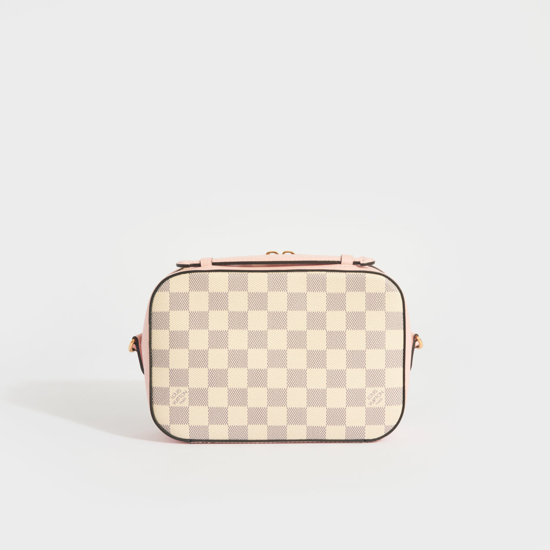 Saintonge Shoulder Bag in Damier Azur Canvas