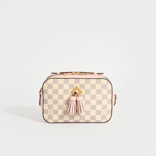 Saintonge Shoulder Bag in Damier Azur Canvas