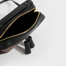 Load image into Gallery viewer, LOUIS VUITTON Saintonge in Monogram Canvas and Black Leather