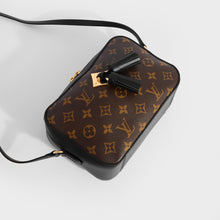 Load image into Gallery viewer, LOUIS VUITTON Saintonge in Monogram Canvas and Black Leather