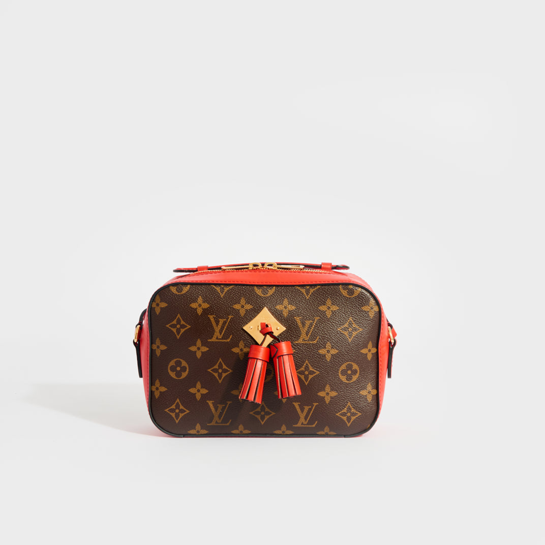 red and monogram louis vuittons
