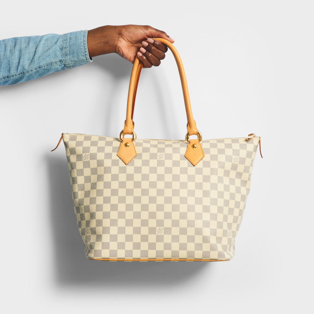 Lv damier white sale bag