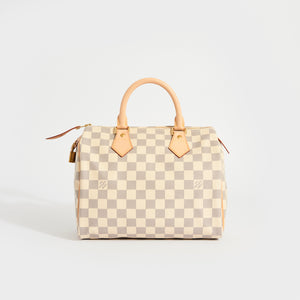 Louis Vuitton Damier Speedy 25 Brown Canvas,NEW