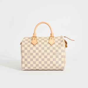 Louis Vuitton Damier Speedy 25 Brown Canvas,NEW