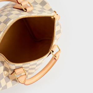 Louis Vuitton Damier Speedy 25 Brown Canvas,NEW