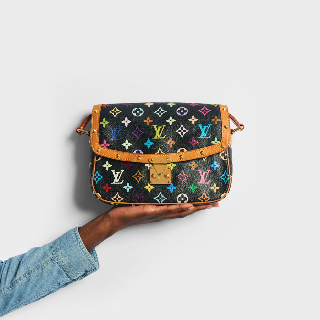 x Takashi Murakami Monogram Sologne Shoulder Bag in Multicolour 2003