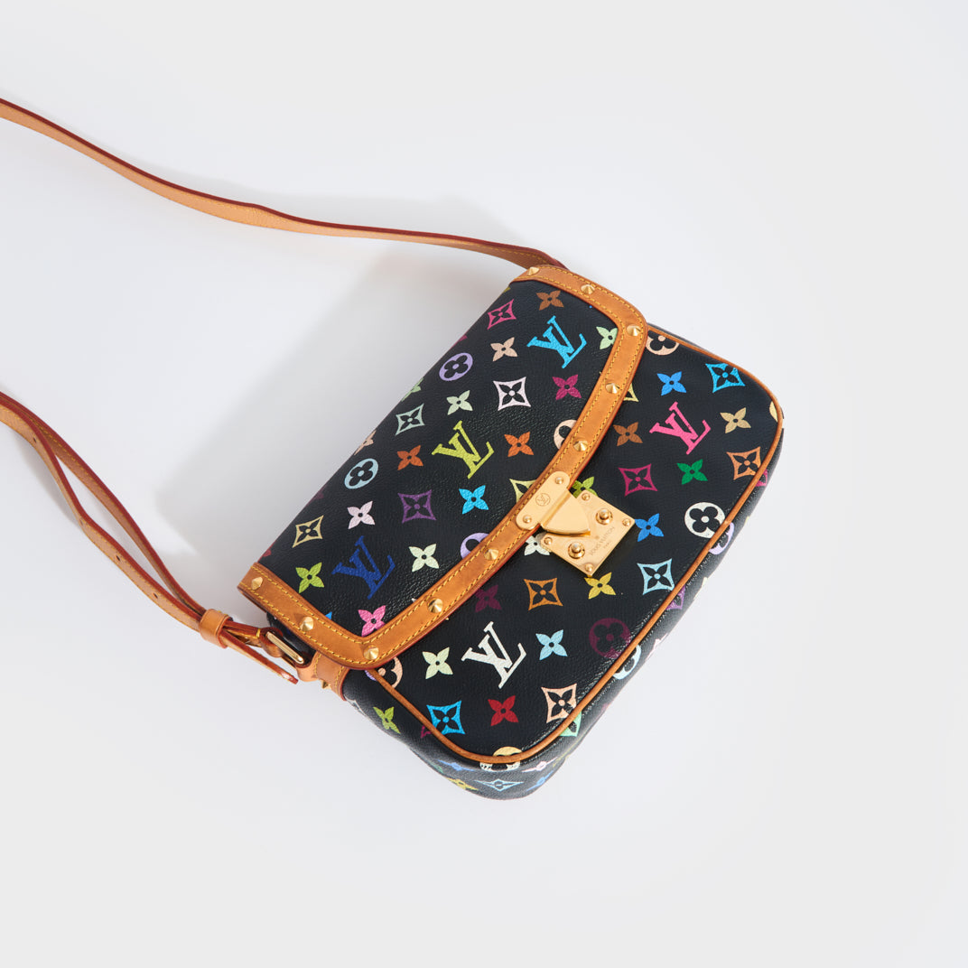 x Takashi Murakami Monogram Sologne Shoulder Bag in Multicolour 2003