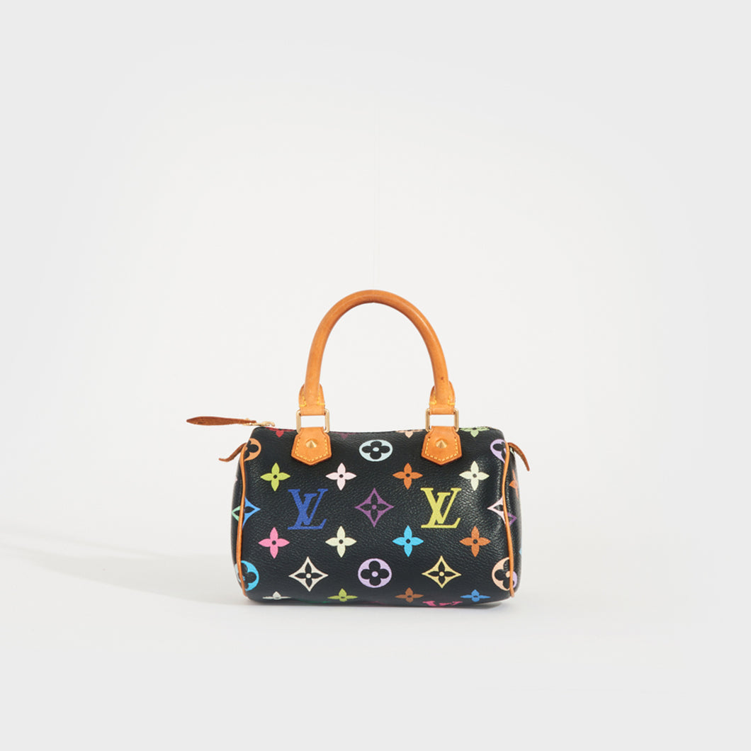 LOUIS VUITTON x Takashi Murakami Multicolor Mini Speedy Tote 2003