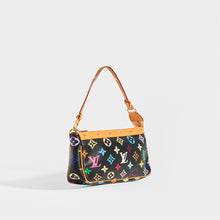 Load image into Gallery viewer, Side of LOUIS VUITTON x Takashi Murakami Pochette in Black Multi