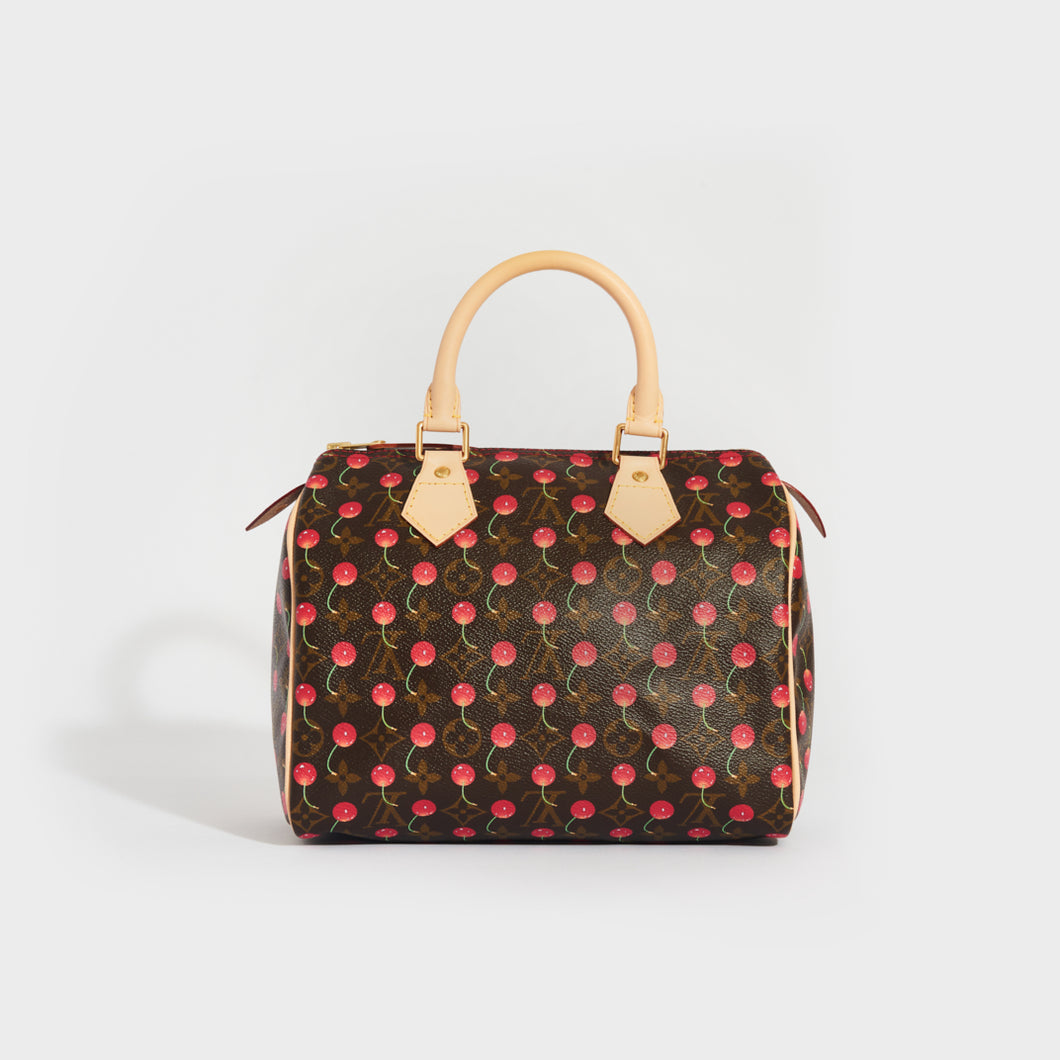 Louis Vuitton x Takashi Murakami Cherry Speedy 25. AMORE meets LV