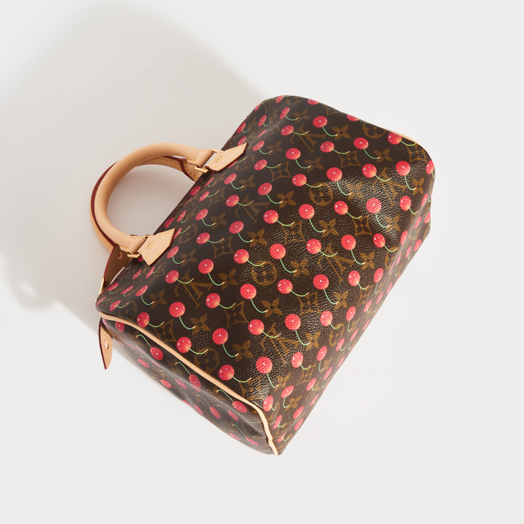 Louis Vuitton Takashi Murakami Clutch bag in Pink worn by Cady