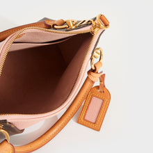 Load image into Gallery viewer, LOUIS VUITTON V Tote BB in Monogram Canvas and Pink Leather