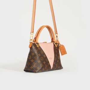 Louis+Vuitton+V+Tote+Shoulder+Bag+BB+Light+Pink+Monogram+Canvas for sale  online
