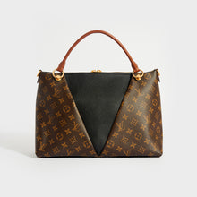 Load image into Gallery viewer, LOUIS VUITTON V Tote MM in Monogram and Black Leather