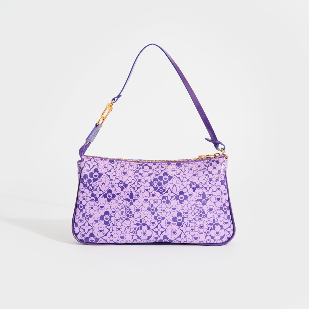 Purple and white sales louis vuitton bag