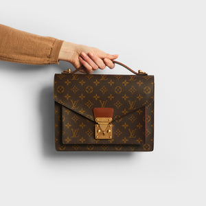 briefcase monogram canvas