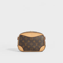 Load image into Gallery viewer, Rear view of LOUIS VUITTON Deauville Mini Monogram Crossbody