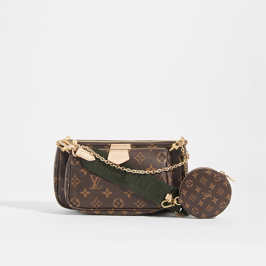 LOUIS VUITTON Multi Pochette Bag with Khaki Strap