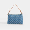 Monogram Denim Baggy PM Shoulder Bag