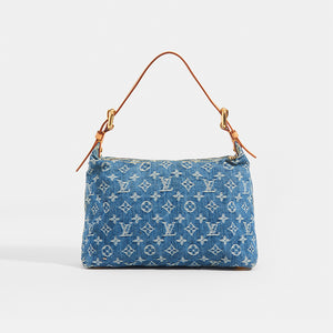 LOUIS VUITTON Monogram Denim Baggy PM Shoulder Bag