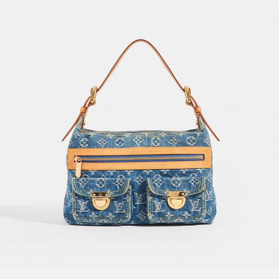 Louis Vuitton, Bags, Vintage Louis Vuitton Monogram Denim Bag